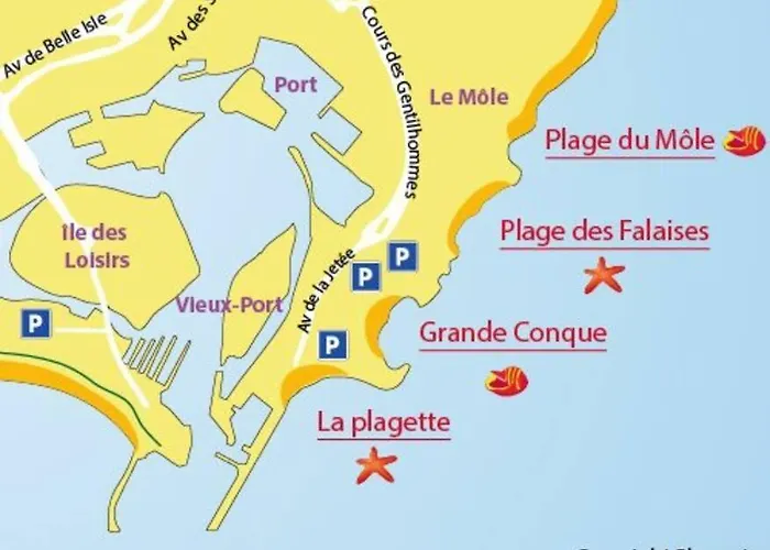 アパート Studio-cabine 6 Couchages Cap-d'agde